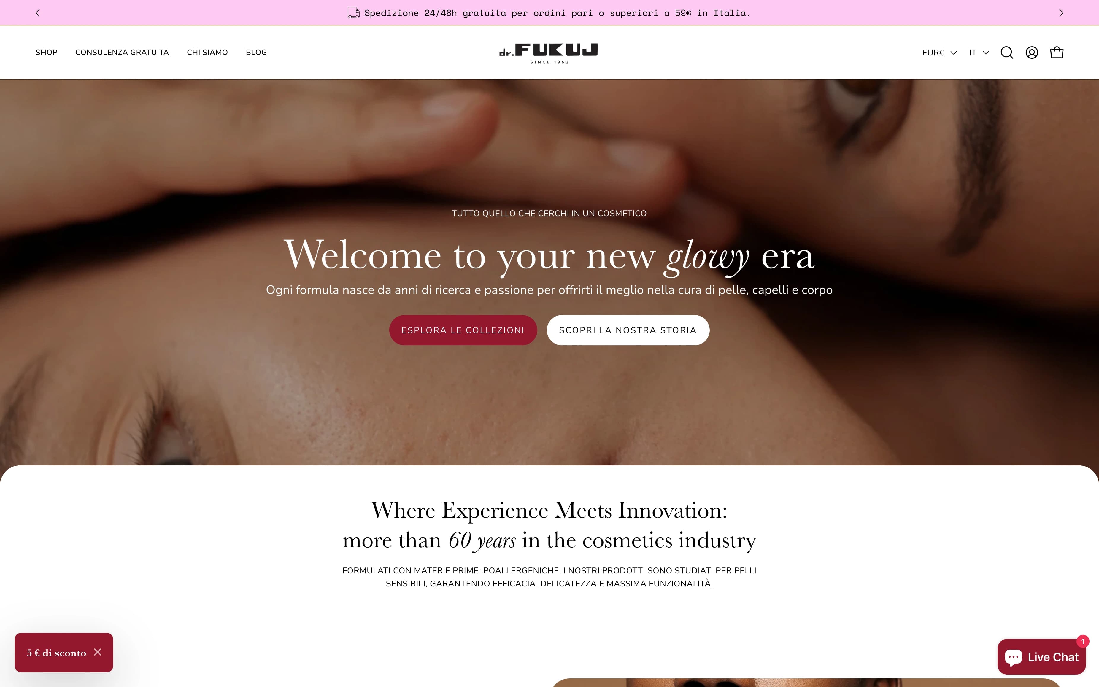 Case study Fukuj.it: re-platforming da Wix a Shopify con crescita del tasso di conversione